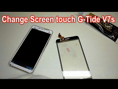 Видео: Как изменить экран Touch G-Tide V7s