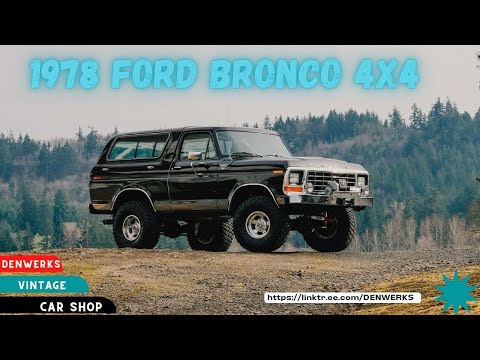 Видео: 1978 BAT Ford Bronco Raven Black 4x4 - Denwerks - БЕЗ РЕЗЕРВА