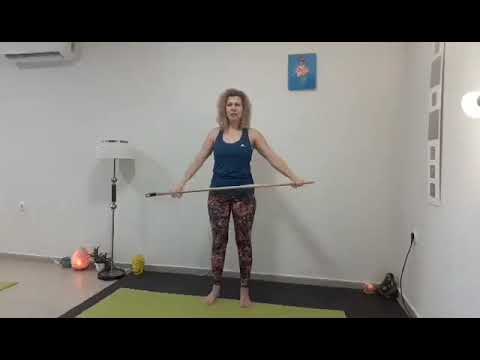 Видео: Упражнения с тояжка