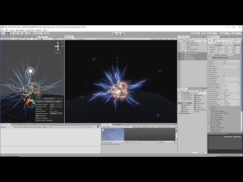 Видео: Unity 3d  VFX Effects  Разряды молнии