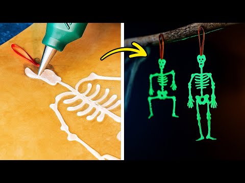 Видео: 💀 DIY на Хэллоуин 😱✨ Как сделать страшный декор и поделки! 🎃