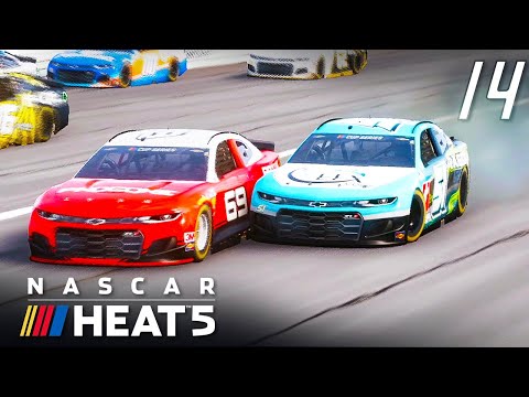 Видео: ПОСТАВИЛ ХЕЙТЕРА НА МЕСТО - NASCAR Heat 5 #14