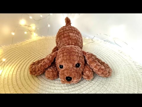 Видео: Милая собачка Кокер Спаниель | Cocker Spaniel crochet | Мастер-класс