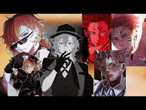 Видео: BSD react to Chuuya as Sukuna /Реакция БСД на Чуя это Сукуна. НА ЗАКАЗ