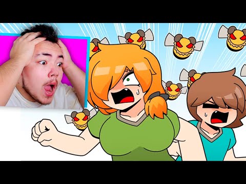 Видео: 😂 РЕАКЦИЯ На СМЕШНУЮ Анимацию По Майнкрафт!