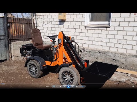 Видео: Почти ГОТОВ!Деревенский ПОМОЩНИК! Покраска. Часть 6.