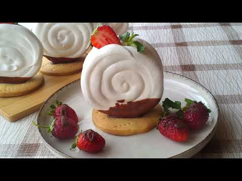 Видео: Пирожное безе.  Meringue cake