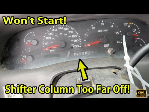 Видео: Ремонт и регулировка ослабленной колонки переключения передач на Ford F 350, F 250 и F 150! Грузо...