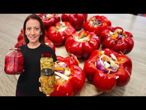 Видео: Домашна мешена туршия с пълнени камби без стерилизиране! + бонус 2 рецепти за туршии за 5 мин!