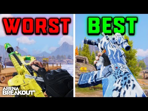 Видео: От худших к лучшим штурмовым винтовкам в AB! | Arena Breakout