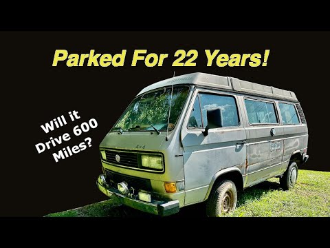Видео: Забытый Volkswagen Vanagon Syncro Westfalia 1987 года — ПРОЕДЕТ ЛИ ОН 600 МИЛЬ ЧЕРЕЗ 22 ГОДА?