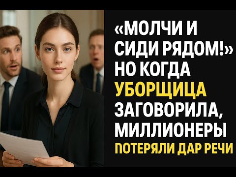 Видео: Богач на спор взял уборщицу на переговоры... Но не ожидал, что она спасёт сделку