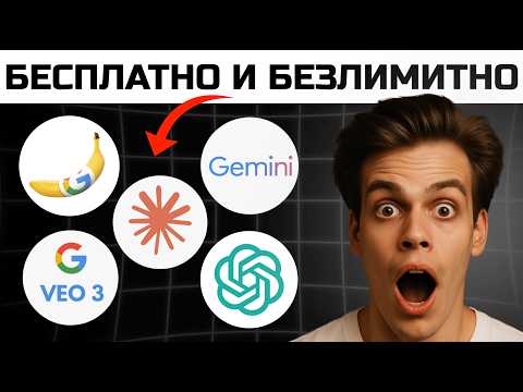 Видео: Как запустить NanoBanana, ChatGPT-5, Gemini, Grok, Claude - БЕСПЛАТНО?