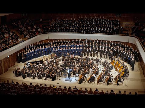 Видео: Видеосъемка концерта в 4к50р. Рахманинов - Три русские песни для хора и оркестра. Капелла Юрлова 100