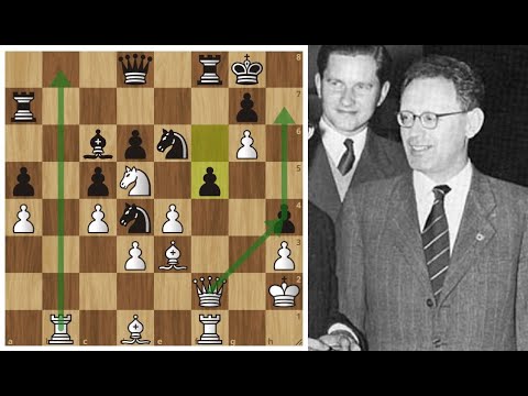 Видео: Михаил Ботвинник проводит СУПЕР-УДАР! Шахматы