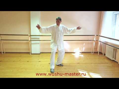 Видео: Тайцзицюань Ур 8 48ф Чэнь тайцзи ушу цигун // Hunyuan Tai Chi 48 Form Lesson 8 taiji wushu qigong