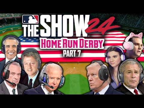 Видео: Президенты США играют в MLB The Show 24 — Хоумран Дерби (Часть 7)