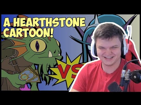 Видео: Сильвер смотрит: A Hearthstone Cartoon! (Wronchi Animation)