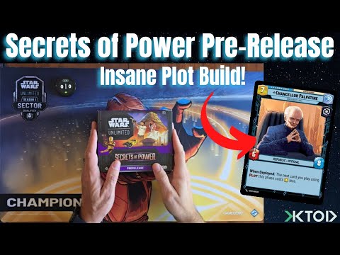 Видео: Как собрать: Secrets of Power Sealed: Безумная предварительная колода Палпатина! | KTOD