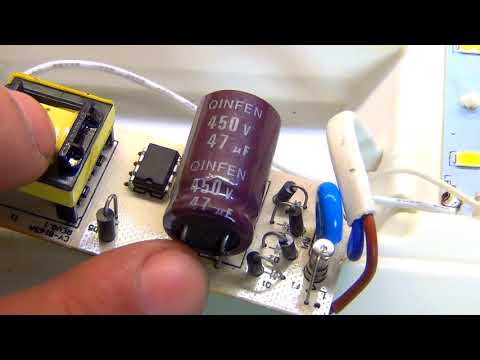 Видео: Ремонт светодиодного светильника АРМСТРОНГ