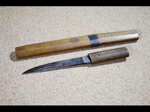 Видео: Настоящие Японские Танто начала ХХ века - Историческое Оружие