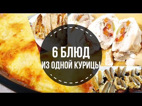 Видео: 6 блюд из одной курицы! Наготовила 😍