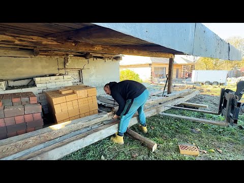 Видео: Почему мы сделали именно так? Строим дом в деревне. Вывозим мусор с участка. Жизнь простых людей.