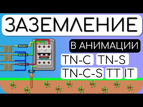 Видео: ЗАЗЕМЛЕНИЕ - ТАКОЕ НЕ ПОКАЖУТ В ВУЗАХ. Рассказываю как работает и чем отличается. #TN #TT #IT #Ом