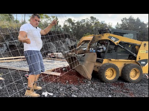 Видео: Строю сарай в Америке работаю на Skid steer