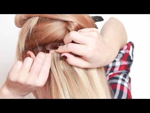 Видео: Накладные волосы. 2й способ крепления. How To Clip Hair Extensions. Second Method