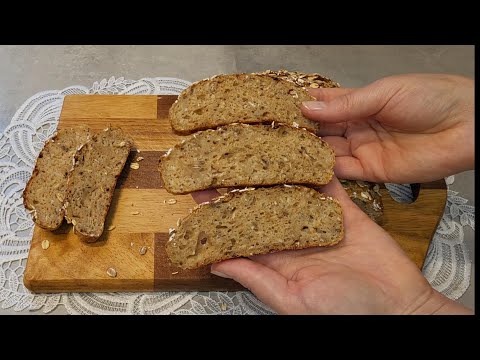 Видео: 🥖Полезный бездрожжевой, высокобелковый с низким гликемическим индексом хлеб