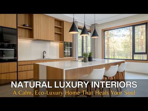 Видео: Роскошные органические дома | Землистые текстуры и мягкие нейтральные тона, которые переосмыслива...