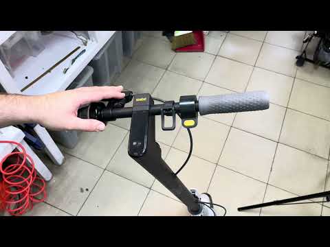 Видео: Ninebot max гремит звонок, ручка тормоза скрипит. Как устранить.