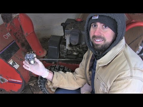 Видео: Замена карбюратора – Tecumseh Snow King 8 л.с.