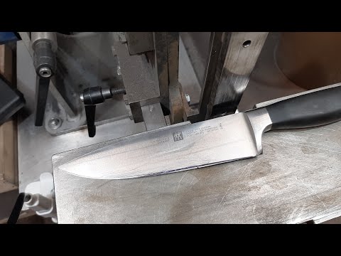 Видео: Слесарка и заточка ножа Zwilling J. A. Henckels.