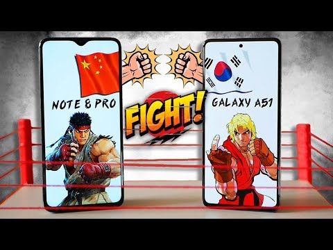 Видео: МАХАЧ 👊 Redmi Note 8 Pro VS Galaxy A51 – КТО СОПЛЯК?