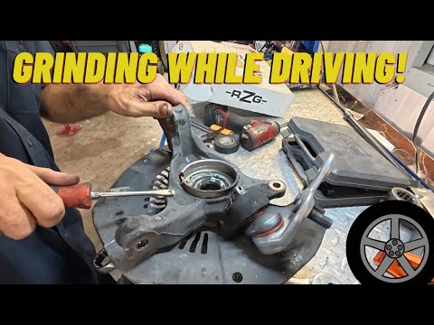 Видео: Механик повредил ось во время замены подшипника ступицы! Нужен гидравлический пресс!