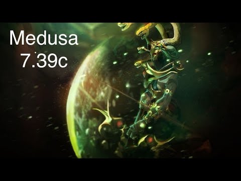 Видео: Medusa 7.39c gameplay. Гайд на Медузу в патче 7.39с