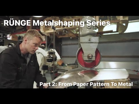 Видео: Серия Runge Metalshaping, часть 2: Изготовление крыла — от бумаги к металлу