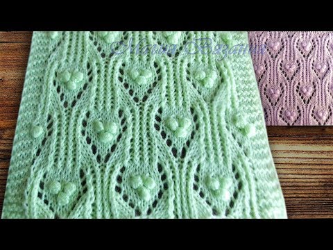 Видео: Вяжем шишечки по японски. Узор № 43 из 250