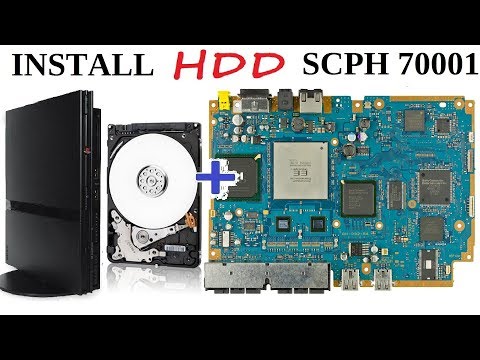 Видео: PS2 Установка внутреннего HDD на PS2 SLIM scph 7000 часть 2