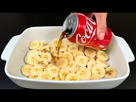 Видео: Победите Кока-Колу с помощью банана! Вкуснейший десерт без выпечки!