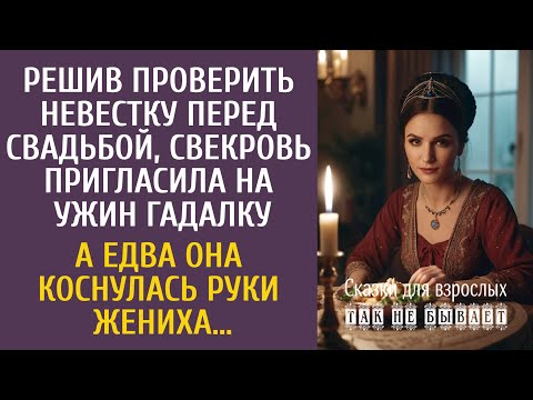 Видео: Решив проверить невестку перед свадьбой, свекровь пригласила гадалку… А едва она коснулась жениха…
