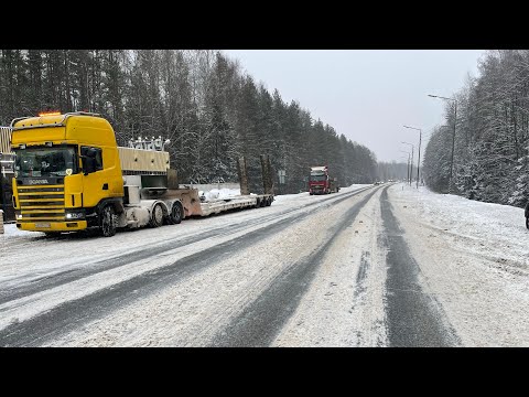 Видео: Сломали трал 🤦🏼‍♂️ / Пропало давление масла / Перепад +30 😎 в -27 🥶