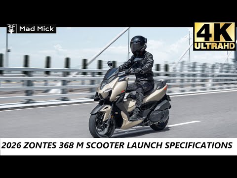 Видео: Технические характеристики скутера ZONTES 368 M 2026 года выпуска