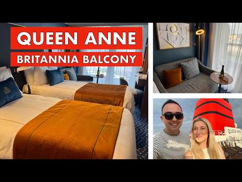 Видео: ПОЛНЫЙ ТУР по каюте Britannia Balcony на борту лайнера QUEEN ANNE компании Cunard