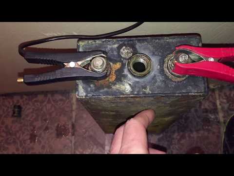 Видео: Эксперимент с щелочным аккумулятором НК-125 "часть-1"