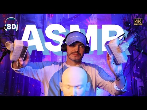Видео: ЛУЧШИЙ ЗВУК для СНА 🛌 ASMR 4K+3Dio Бинауральный | Шёпот, Тапинг, Вибрация, Сквиши, Кисти