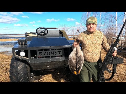 Видео: Unforgettable goose hunting season 2024 on Lake Gyikimdae. Сезон охоты на гуся 2024 Якутия