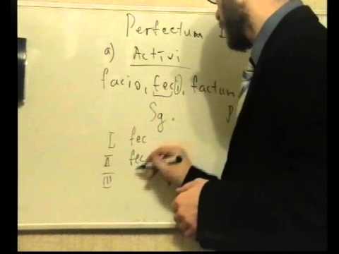 Видео: Урок 17. Латинский Perfectum Indicativi.avi